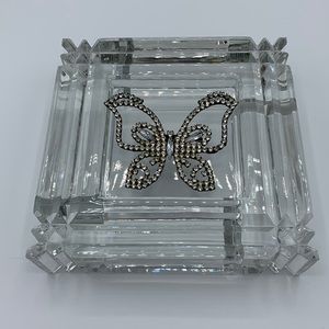 Vintage Rhinestone Butterfly